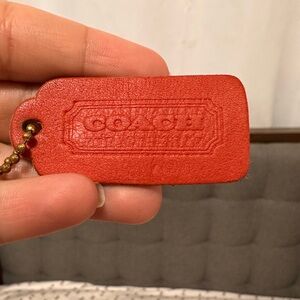 Replacement Red coach vintage hangtag 80’s 90’s